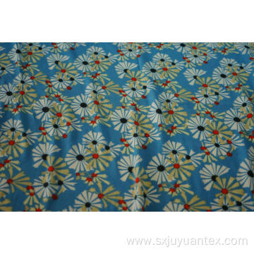 Viscose Crepe  Fashion  Chrysanthemum Print Fabric